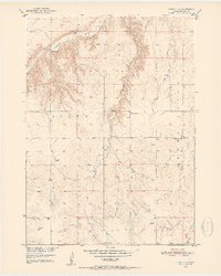 Dorsey NW 1950 topographic map thumbnail