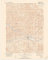 Dunning 1951 topographic map thumbnail