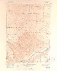 Jamison SW 1951 topographic map thumbnail