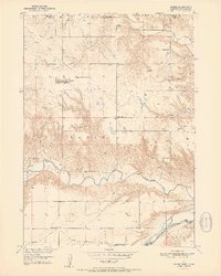 Naper 1951 topographic map thumbnail