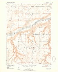 Naper SW 1951 topographic map thumbnail