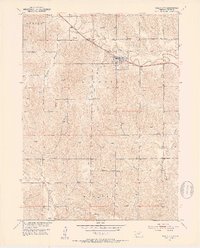 Mason City 1951 topographic map thumbnail