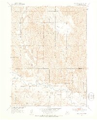 Mason City SE 1951 topographic map thumbnail