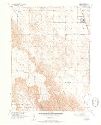 Merna 1951 topographic map thumbnail