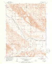Milburn 1951 topographic map thumbnail