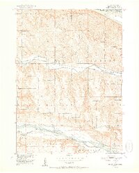 Monowi 1952 topographic map thumbnail