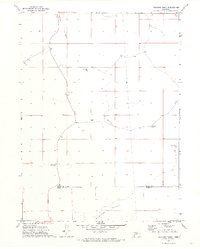 Packard Ranch 1971 topographic map thumbnail