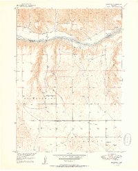 Riverview 1950 topographic map thumbnail