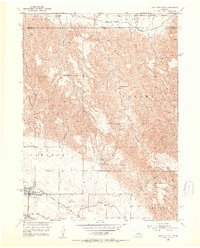Sargent East 1952 topographic map thumbnail