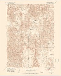 Sargent SW 1952 topographic map thumbnail