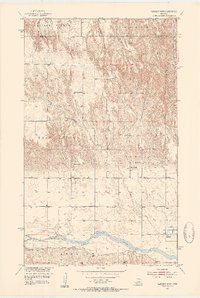Sargent West 1952 topographic map thumbnail
