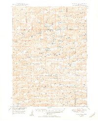 Spade Ranch 1950 topographic map thumbnail