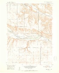 Spencer South 1952 topographic map thumbnail