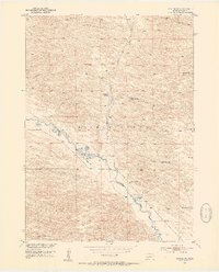 Taylor NE 1952 topographic map thumbnail