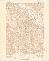 Taylor NW 1952 topographic map thumbnail