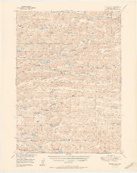 Turpin Lake 1951 topographic map thumbnail
