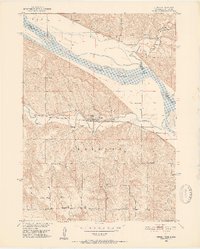 Verdel 1950 topographic map preview
