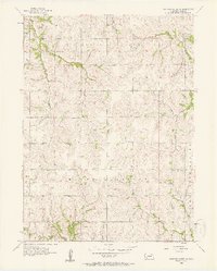 Weeping Water NE 1956 topographic map thumbnail