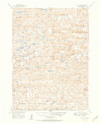 Wolf Lake 1951 topographic map thumbnail