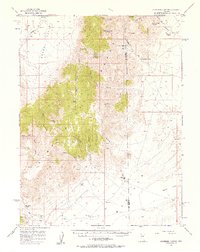 Ackerman Canyon 1956 topographic map thumbnail