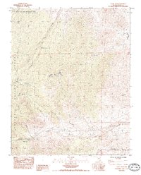 Angel Peak 1984 topographic map thumbnail