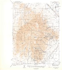 Antler Peak 1943 topographic map thumbnail