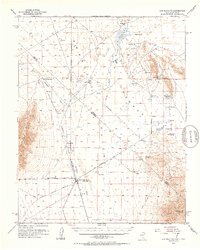 Ash Meadows 1952 topographic map thumbnail