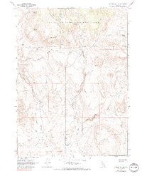 Badger Mtn SE 1966 topographic map thumbnail