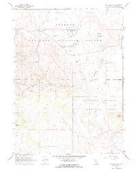 Bald Mountain 1966 topographic map thumbnail