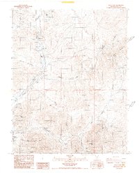 Beatty Mtn 1987 topographic map thumbnail