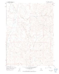 Blue Basin 1958 topographic map thumbnail