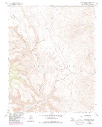 Buckboard Mesa 1961 topographic map thumbnail