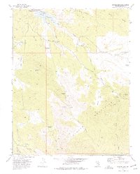 Bunker Peak 1973 topographic map thumbnail