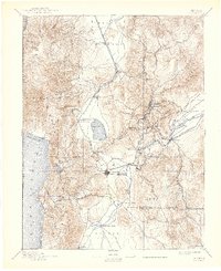 Carson 1893 topographic map thumbnail