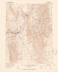 Ely 1952 topographic map preview