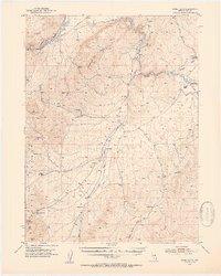 Dixie Flats 1952 topographic map preview