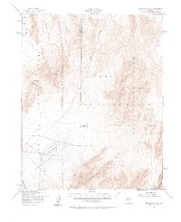 Frenchman Lake 1952 topographic map thumbnail