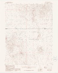 Red Ridge 1987 topographic map thumbnail