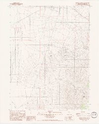 Redrock Spring 1990 topographic map thumbnail