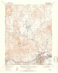 Reno 1951 topographic map thumbnail
