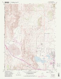 Reno NW 1967 topographic map thumbnail