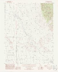 Reveille Peak 1987 topographic map thumbnail