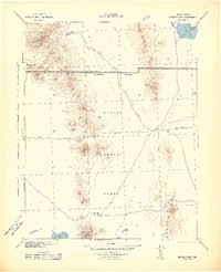 Reveille Peak 1942 topographic map thumbnail