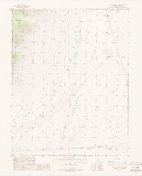 Reveille Peak SE 1987 topographic map thumbnail