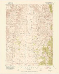 Pine Valley 1952 topographic map thumbnail