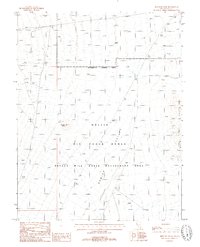 Rhyolite Knob 1987 topographic map thumbnail