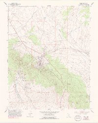 Pioche 1953 topographic map thumbnail