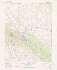 Pioche 1953 topographic map thumbnail