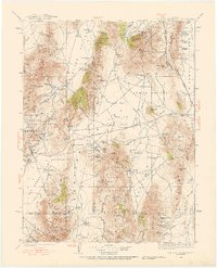 Roberts Mountains 1926 topographic map thumbnail