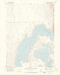 Rye Patch Reservoir North 1971 topographic map thumbnail
